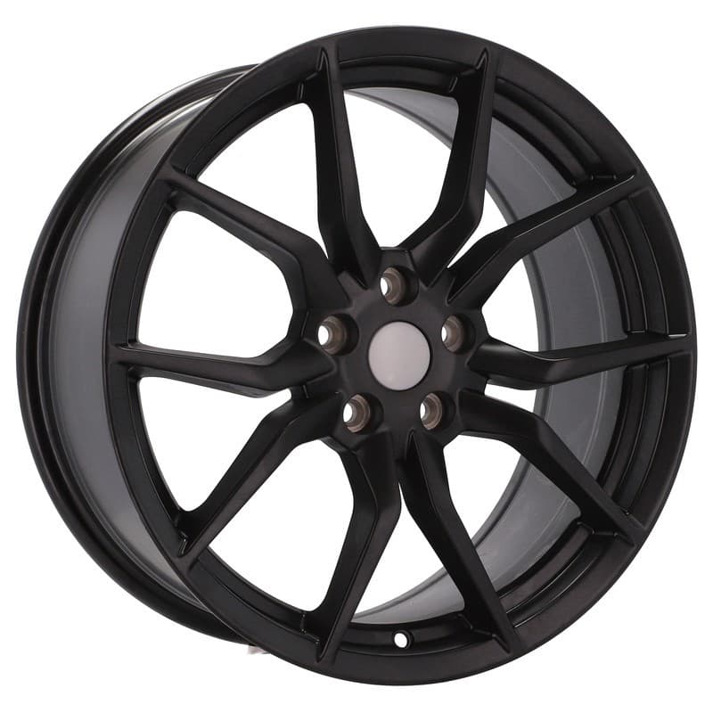 4 jantes 8.0 18 5x108 design ford noir mat