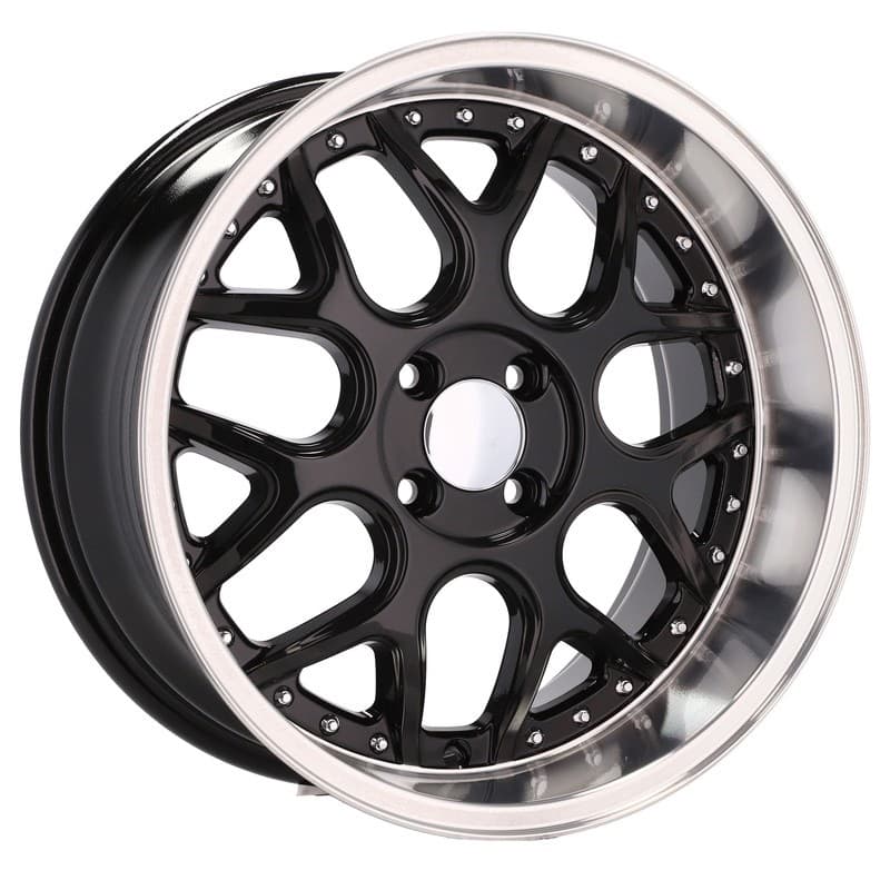4 jantes 7.0 16 3x112 design smart noir brillant