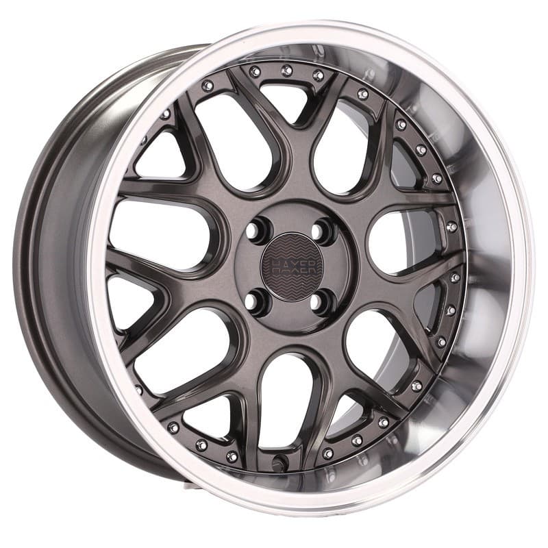 4 jantes 7.0 16 3x112 design smart gris brillant
