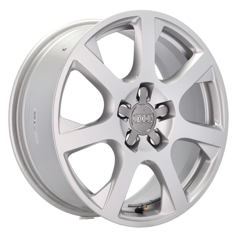 4 jantes 7.0 17 5x112 argent brillant