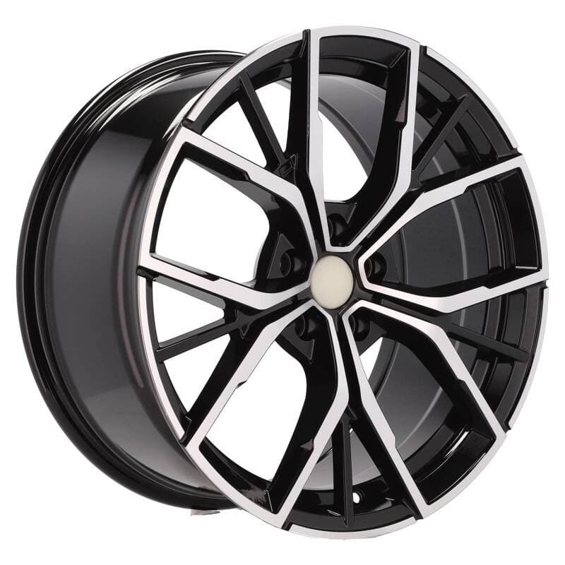 4 jantes 8.0 19 5x112 noir brillant