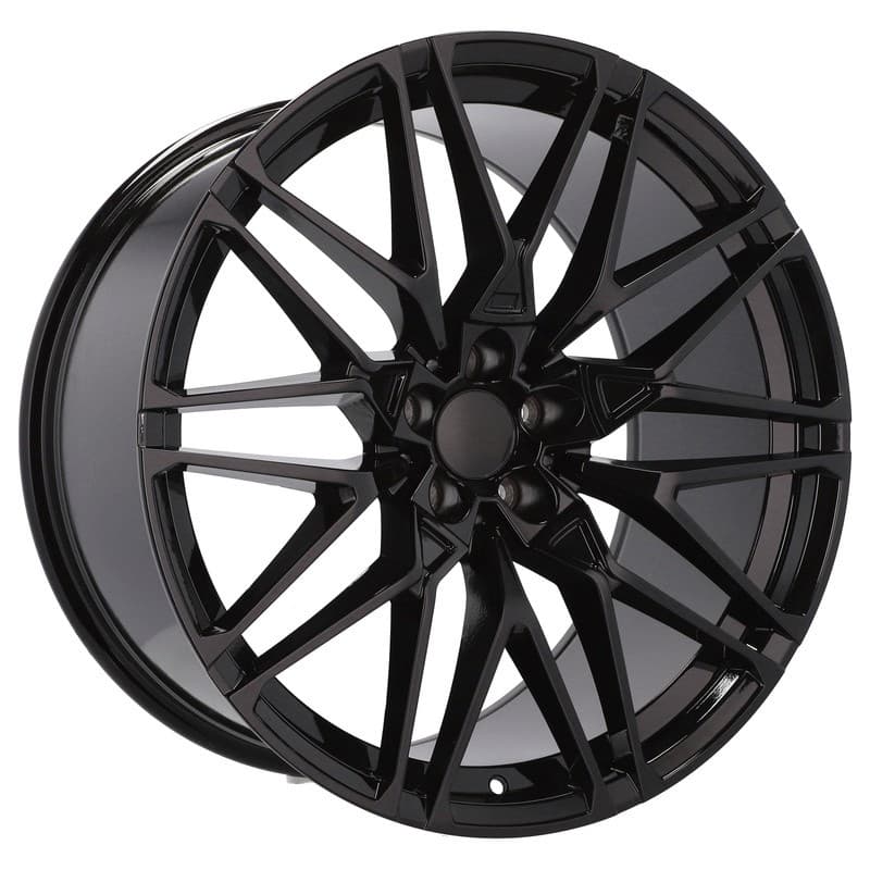 4 jantes 10.0 20 5x120 design bmw noir brillant