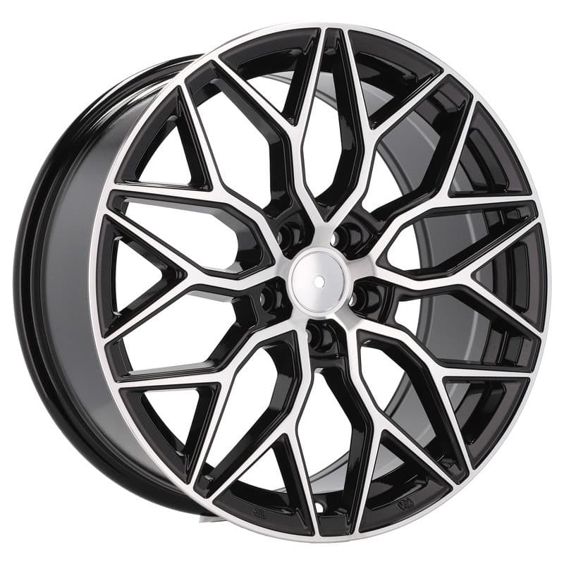 4 jantes 8.0 18 5x112 noir brillant