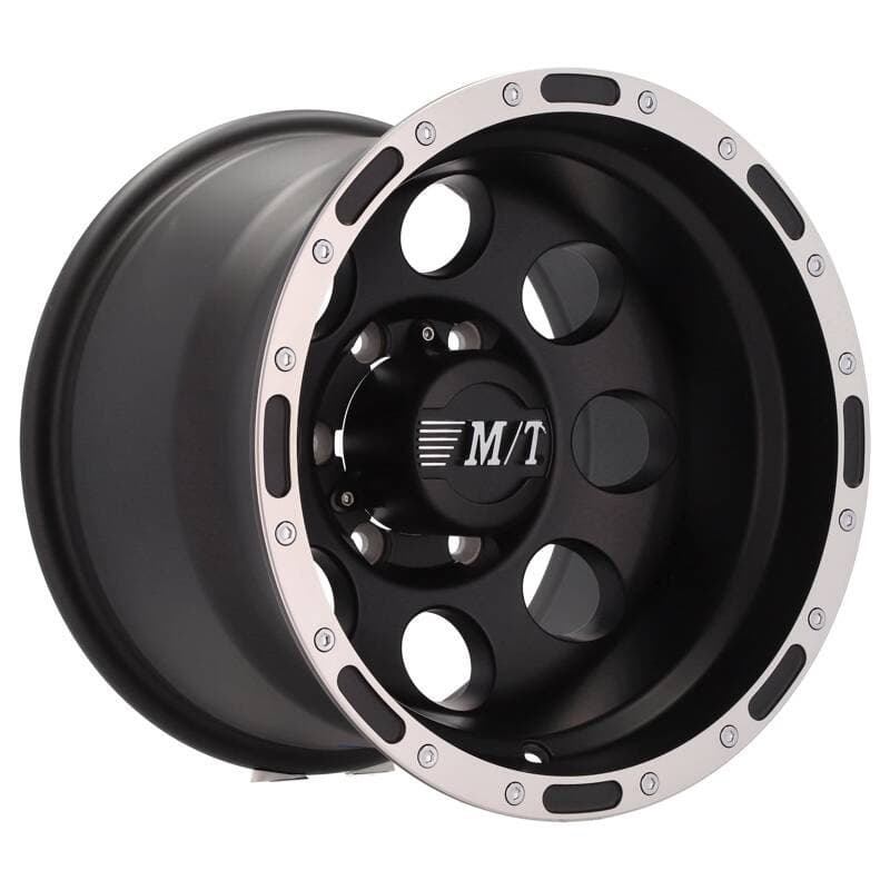 4 jantes 10.0 15 6x139.7 noir mat