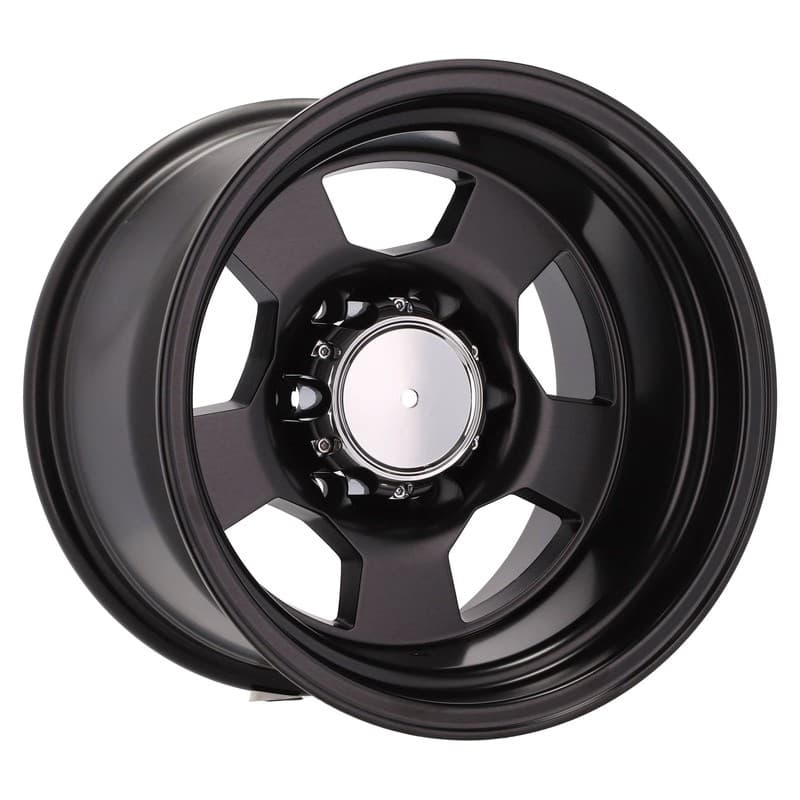4 jantes 10.0 15 6x139.7 noir mat