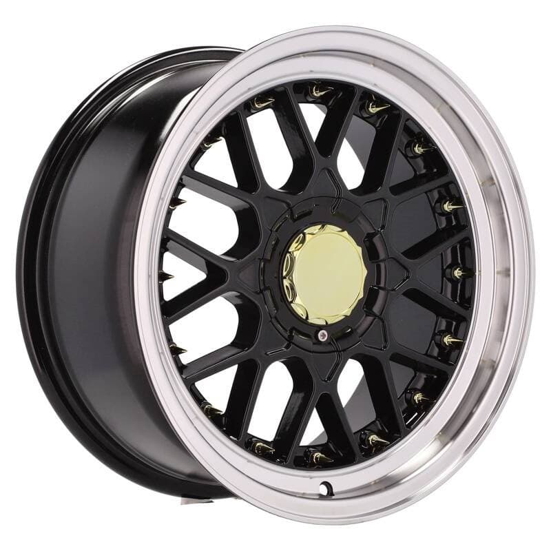4 jantes 8.0 17 5x120 noir brillant