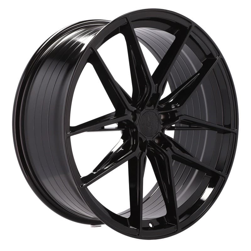 4 jantes 8.5 19 5x114.3 noir brillant