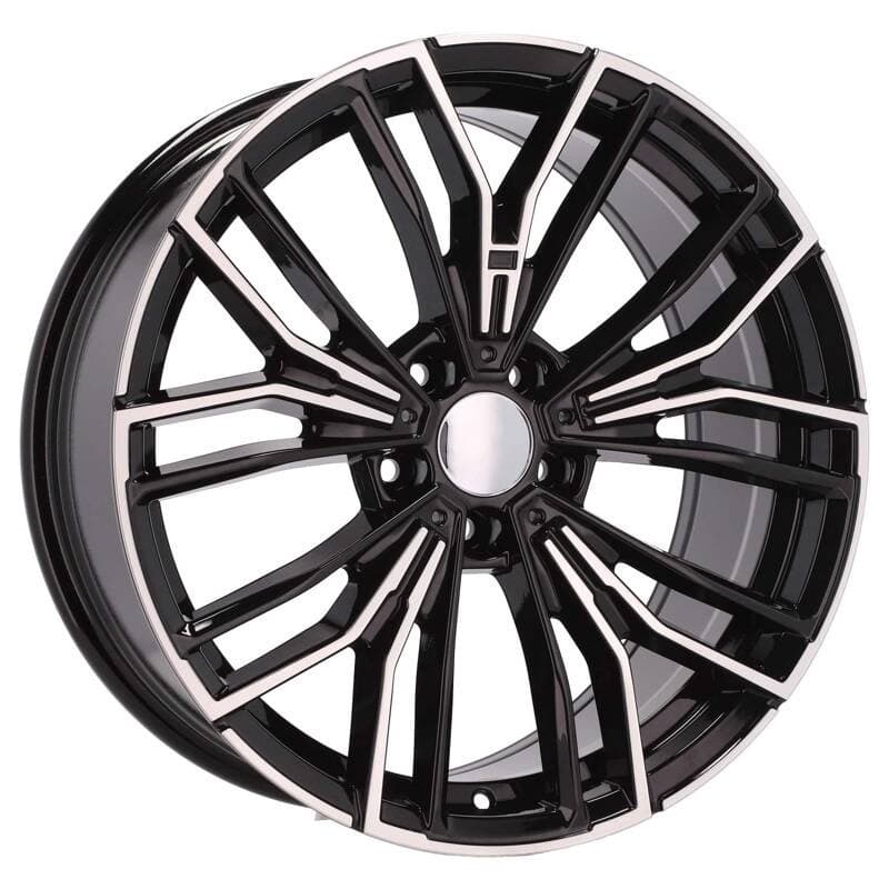 4 jantes 8.0 19 5x112 design bmw noir brillant