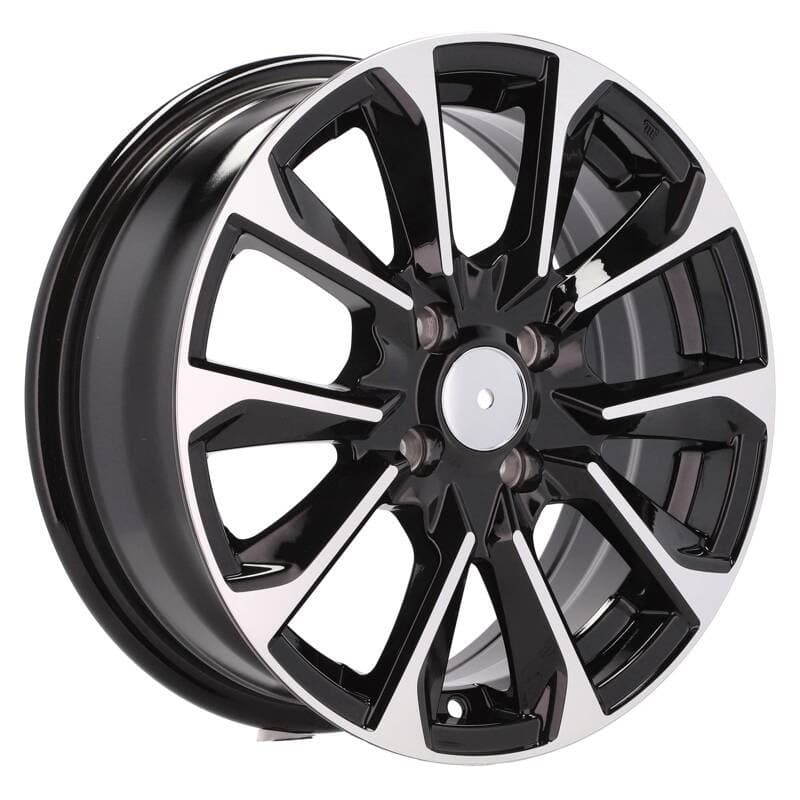 4 jantes 6.0 15 4x100 noir brillant