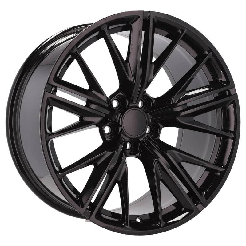 4 jantes 10.0 20 5x120 noir brillant