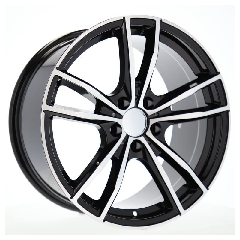 4 jantes 8.0 18 5x120 design bmw noir brillant