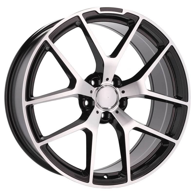 4 jantes 8.5 20 5x112 noir brillant