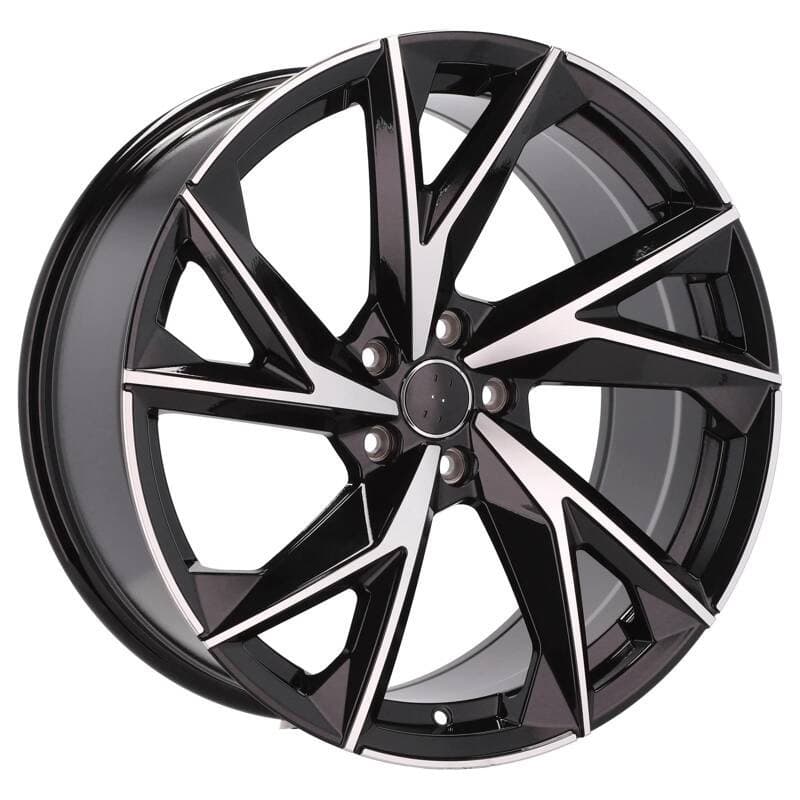 4 jantes 9.0 20 5x112 design audi noir brillant