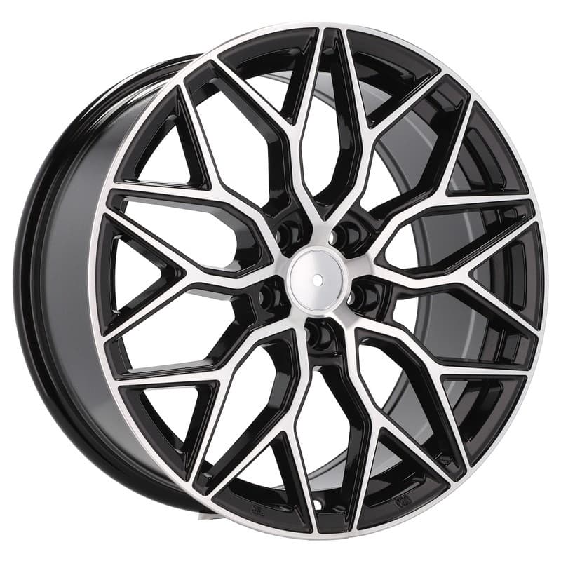 4 jantes 7.5 17 5x115 noir brillant