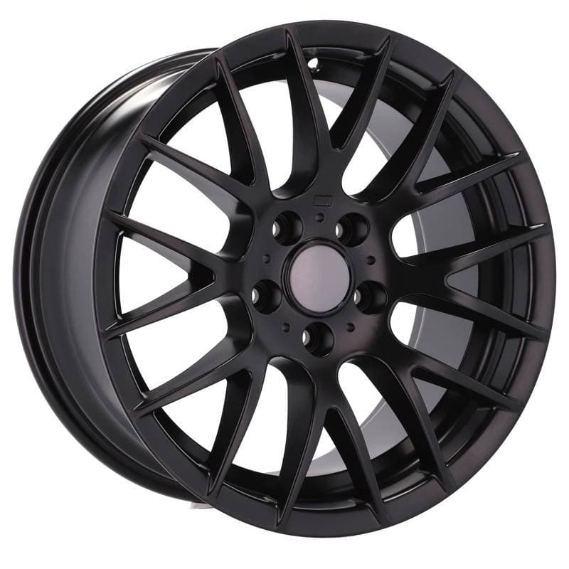 4 jantes 8.0 18 5x120 noir mat