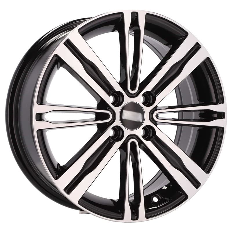 4 jantes 6.5 16 4x100 design kia noir brillant