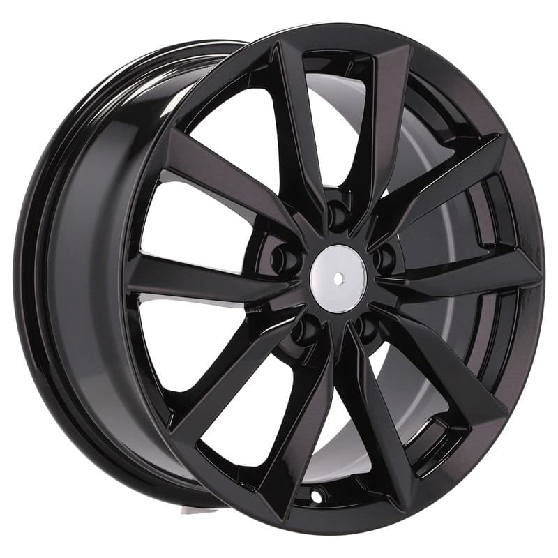 4 jantes 7.0 16 5x108 noir brillant