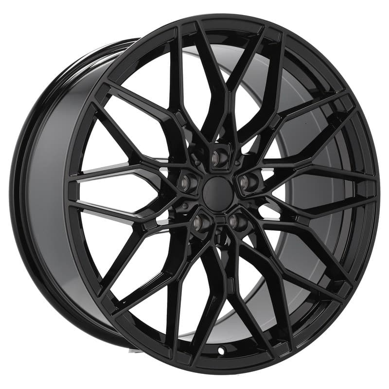 4 jantes 8.0 19 5x112 noir brillant