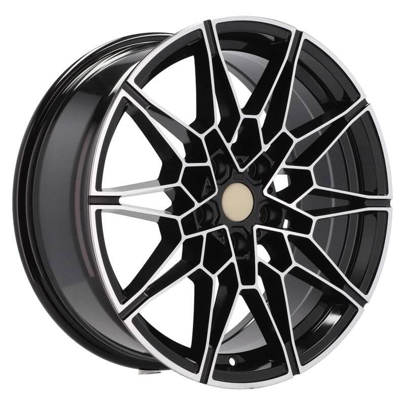 4 jantes 8.0 19 5x120 design bmw noir brillant