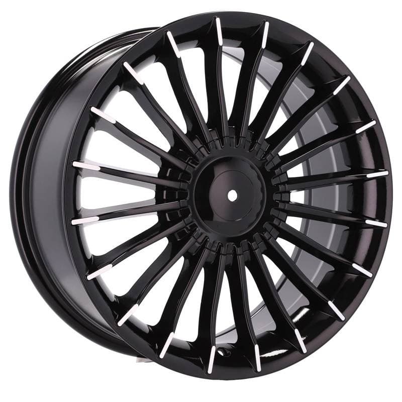 4 jantes 8.0 17 5x120 design bmw noir brillant