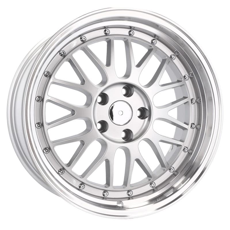 4 jantes 7.5 17 5x120 argent brillant