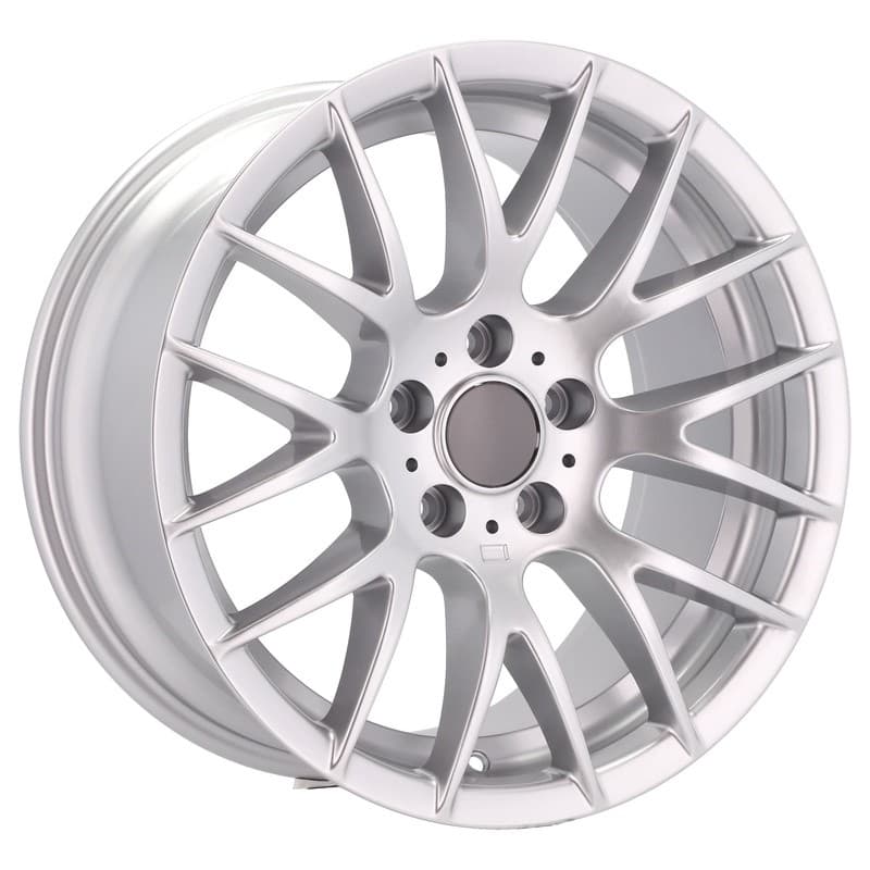 4 jantes 8.5 19 5x120 argent brillant