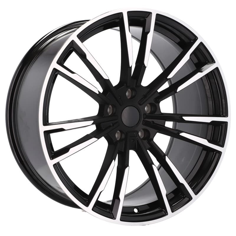 4 jantes 8.0 18 5x120 design bmw noir brillant