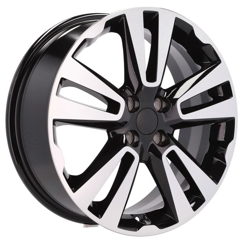 4 jantes 6.5 17 4x100 noir brillant