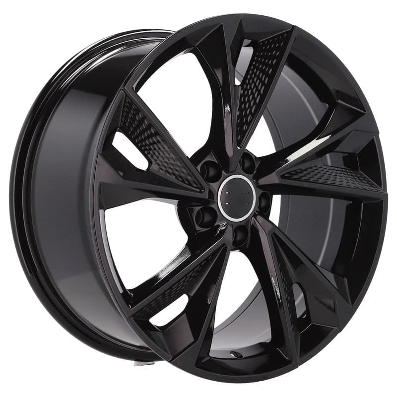 4 jantes 8.5 19 5x112 design audi noir brillant