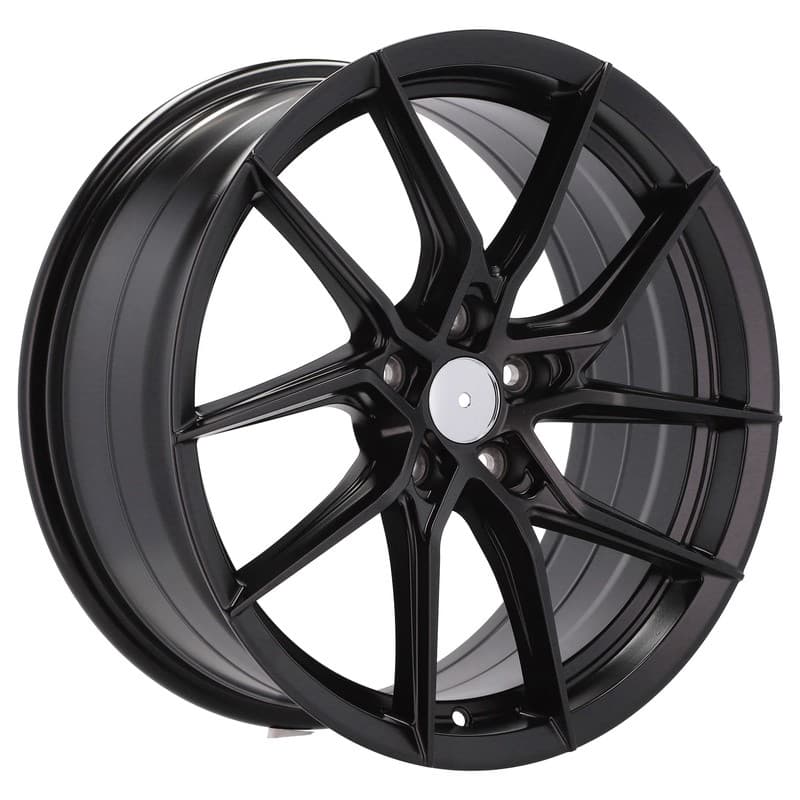 4 jantes 8.0 18 5x120 noir mat