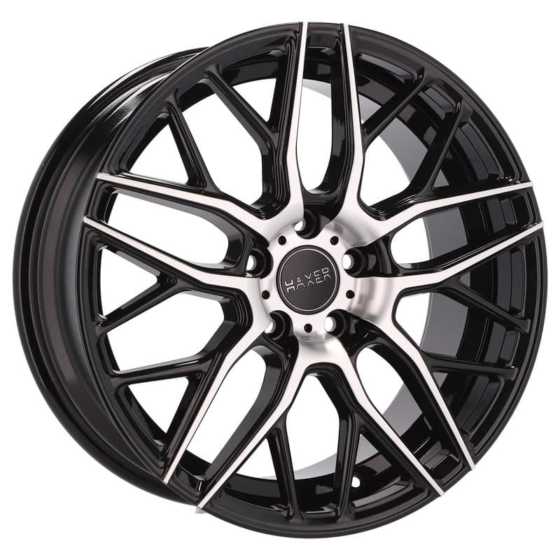 4 jantes 8.0 18 5x112 noir brillant