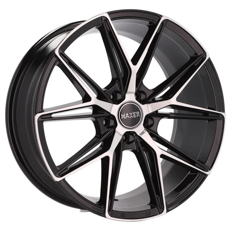 4 jantes 8.0 18 5x120 noir brillant