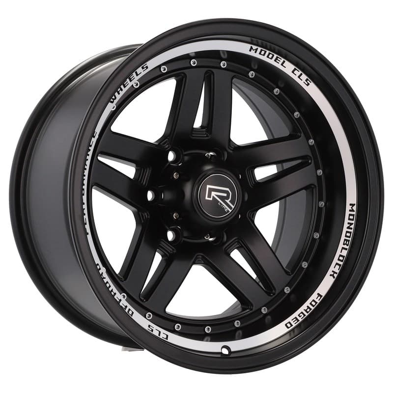 4 jantes 10.0 15 6x139.7 noir mat