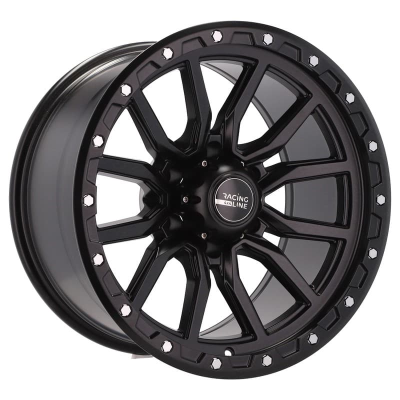 4 jantes 10.0 18 6x139.7 noir mat