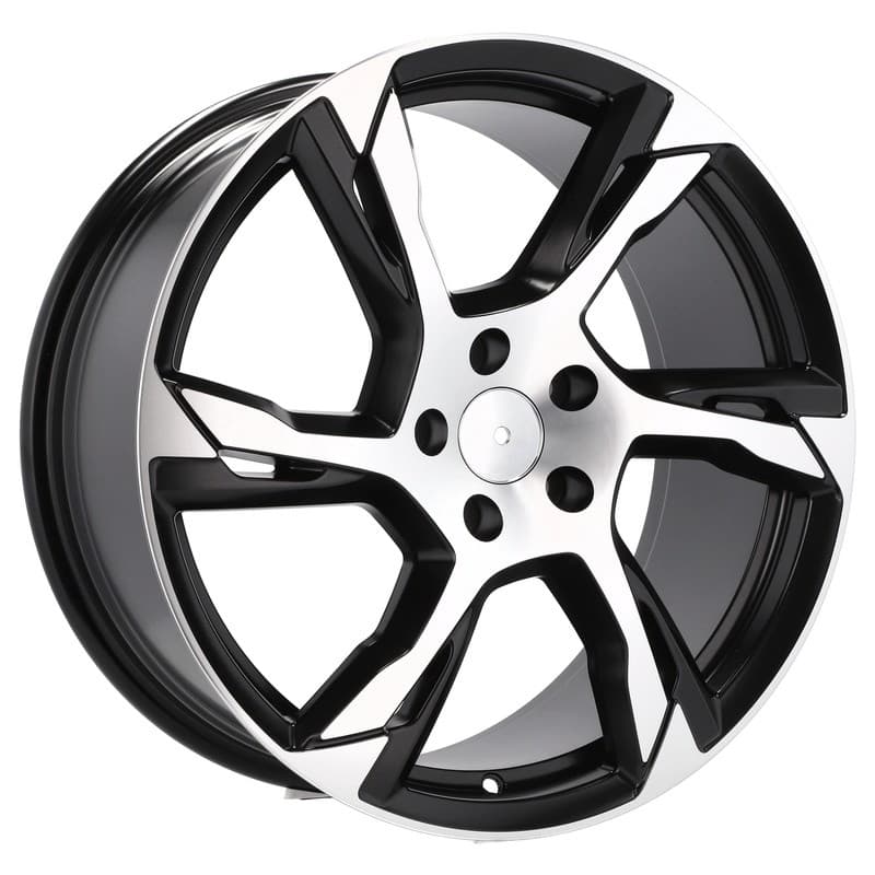 4 jantes 9.0 22 5x108 design volvo noir brillant