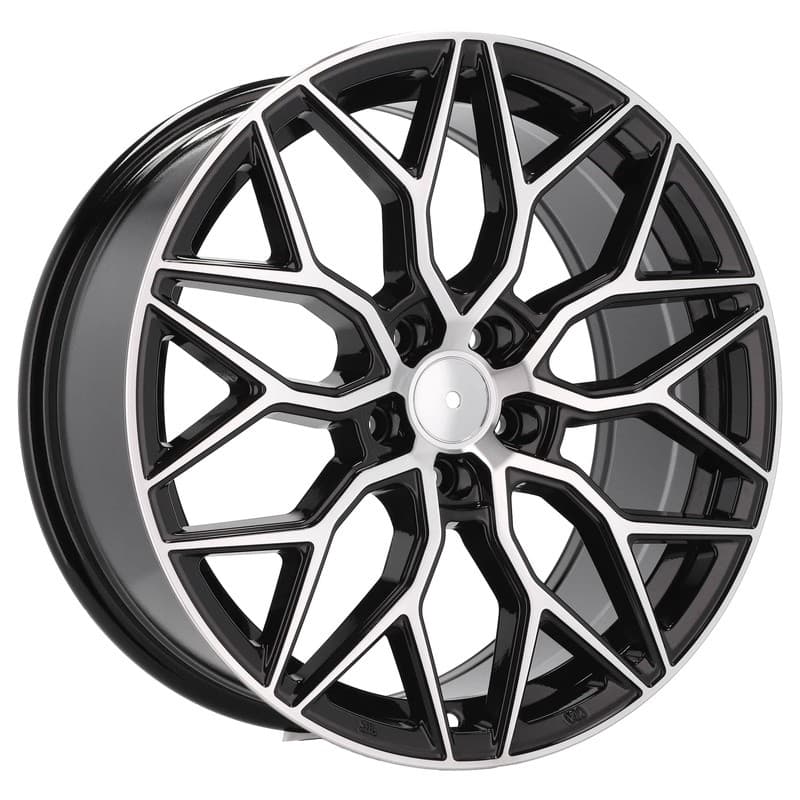 4 jantes 8.0 18 5x120 noir brillant