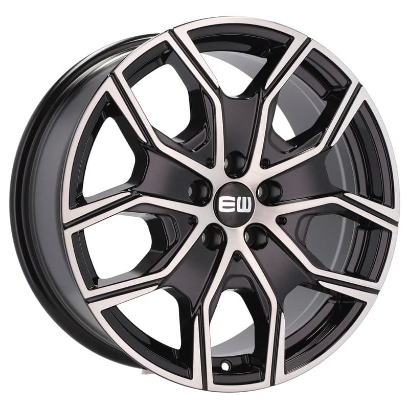 4 jantes 7.0 17 5x120 noir brillant