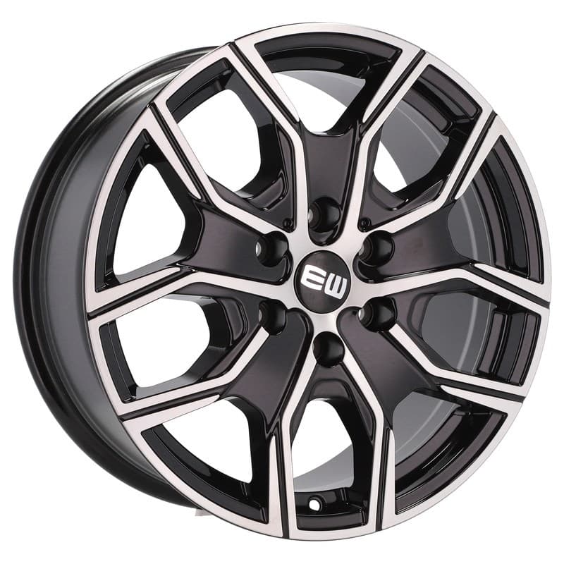 4 jantes 7.0 17 6x114.3 noir brillant