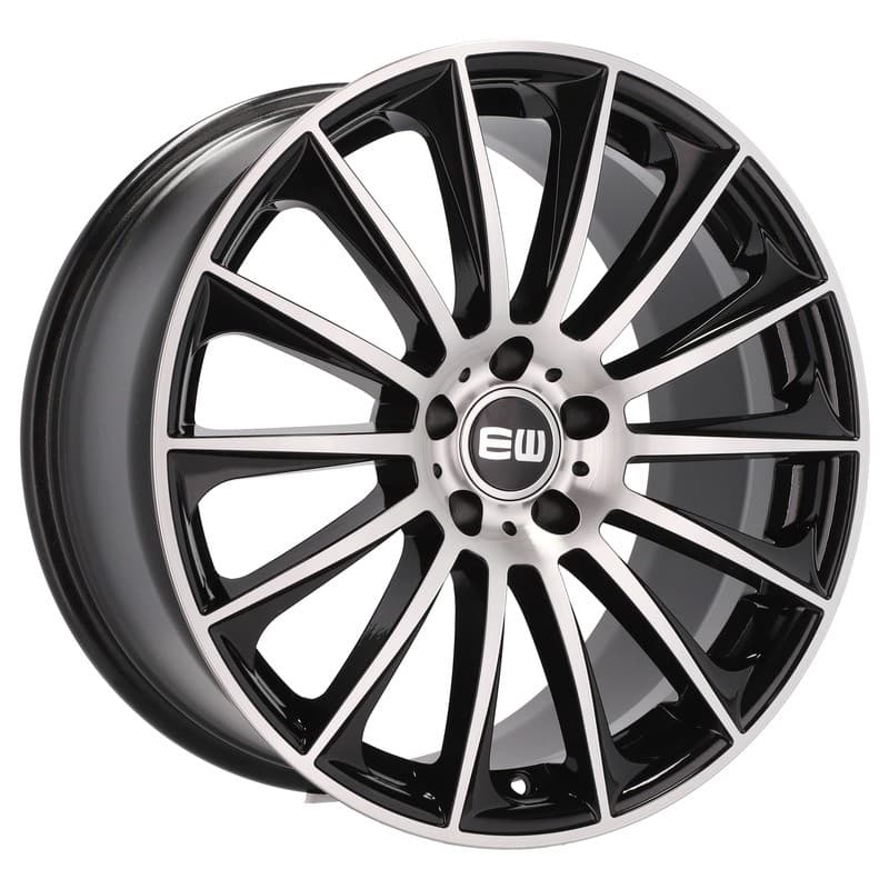 4 jantes 9.0 18 5x112 noir brillant
