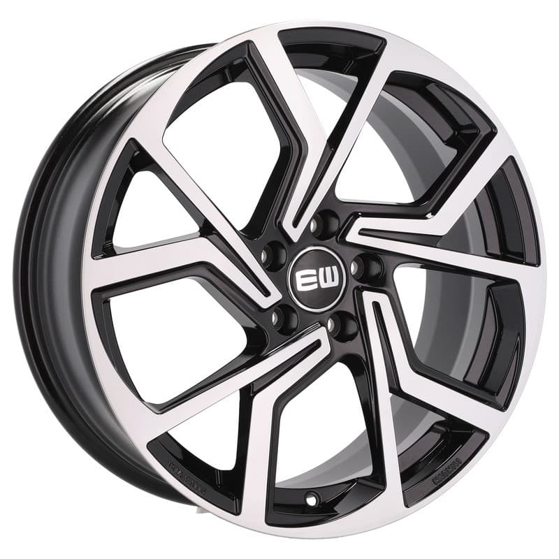 4 jantes 8.0 19 5x112 noir brillant