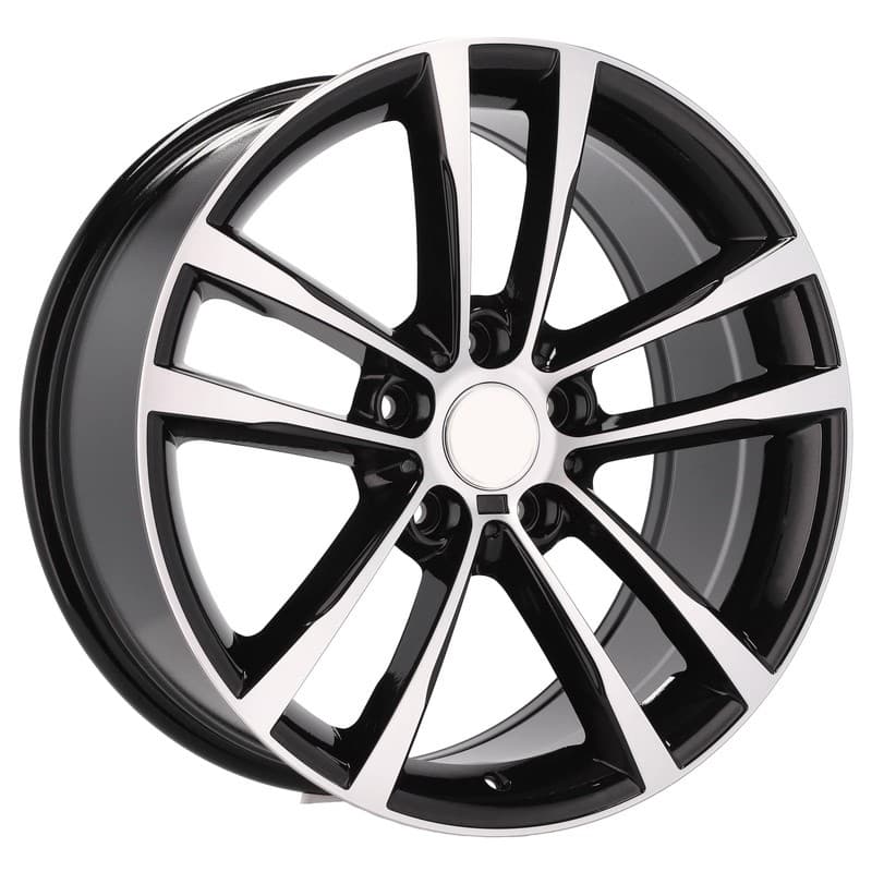 4 jantes 8.0 17 5x120 design bmw noir brillant