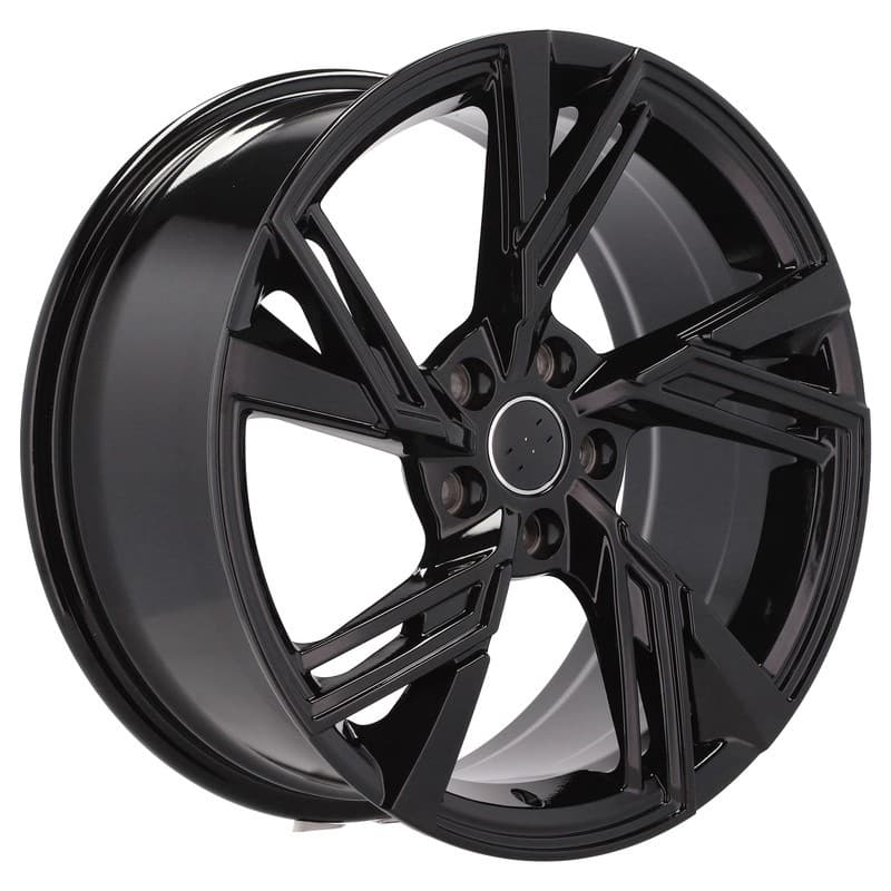 4 jantes 8.0 18 5x112 design audi noir brillant