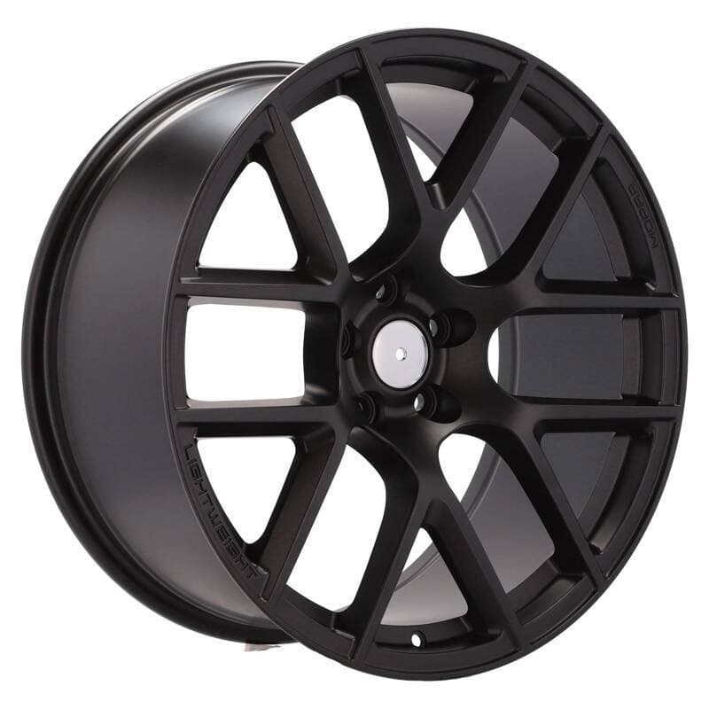 4 jantes 9.0 20 5x115 design dodge noir mat