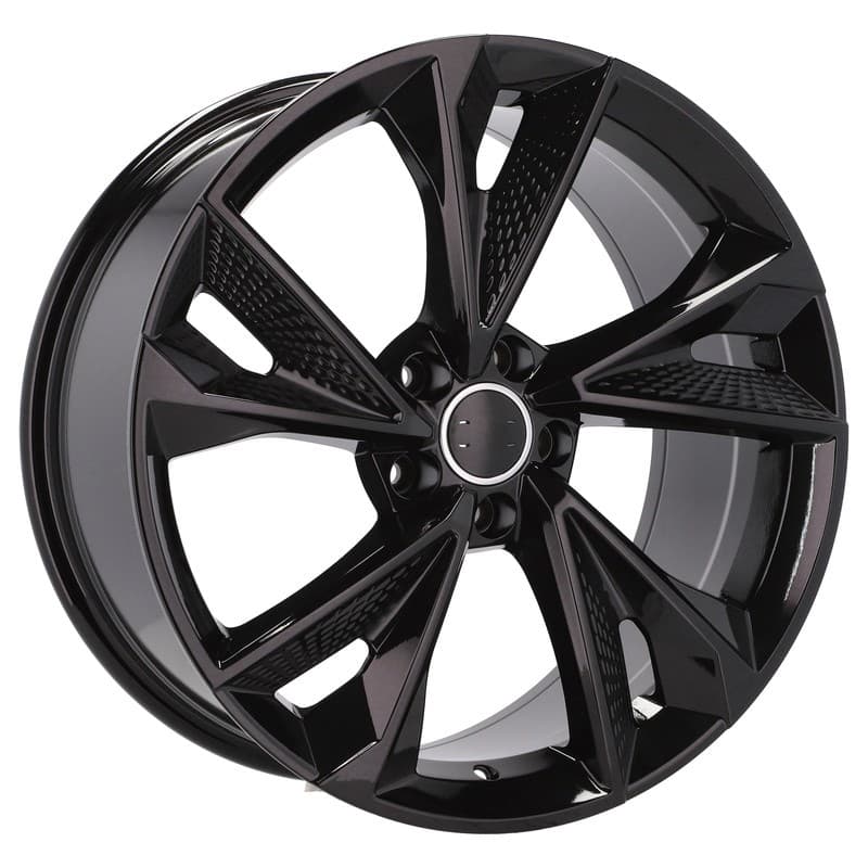 4 jantes 8.0 18 5x112 design audi noir brillant