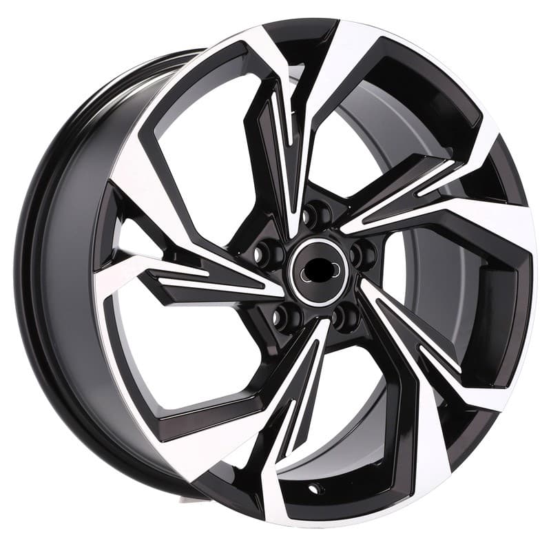 4 jantes 8.0 18 5x112 design audi noir brillant