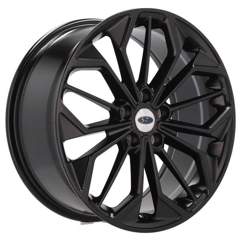 4 jantes 8.0 18 5x108 design ford noir mat