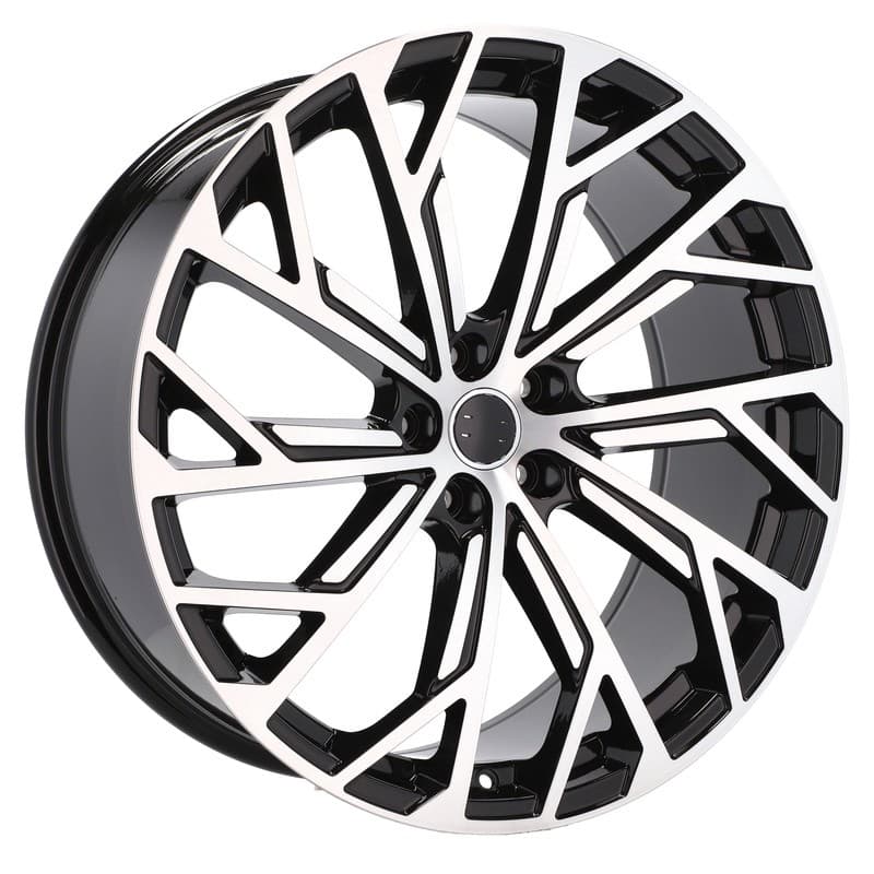 4 jantes 8.5 19 5x112 design audi noir brillant