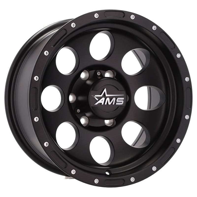 4 jantes 8.0 16 6x139.7 noir mat