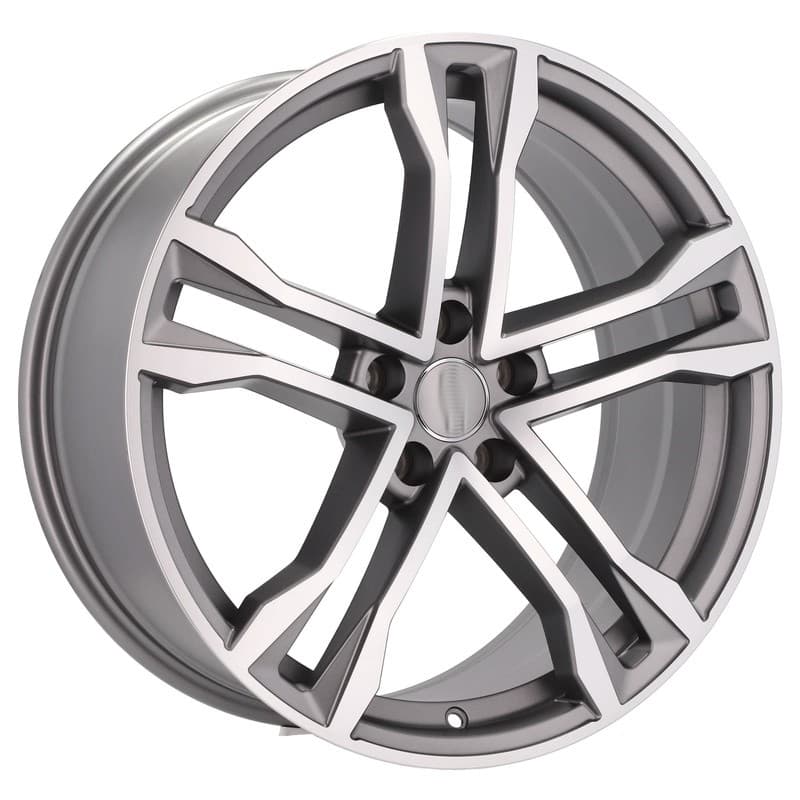 4 jantes 8.5 19 5x112 design audi gris mat