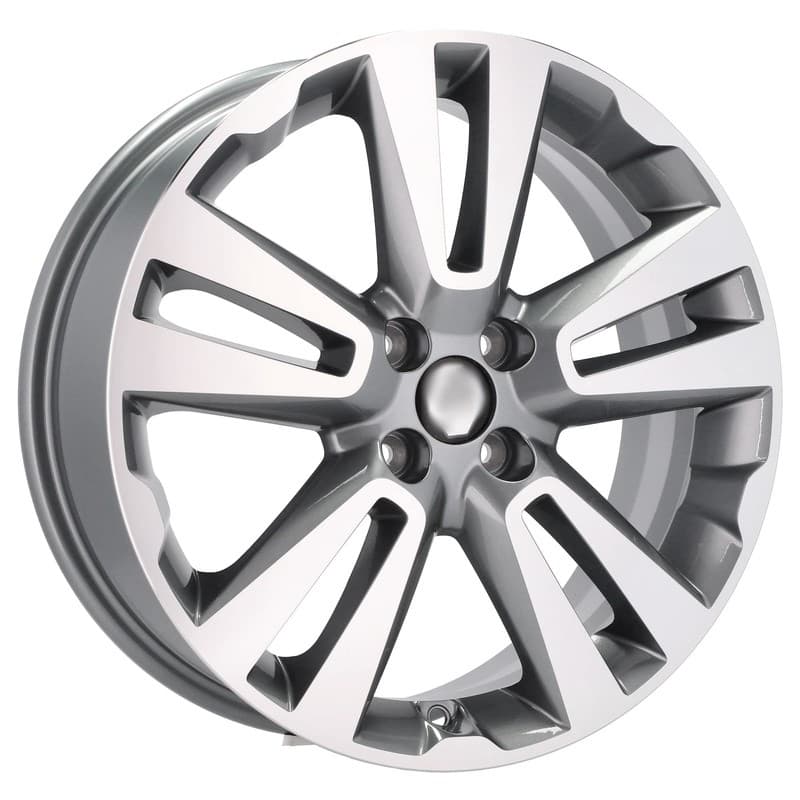 4 jantes 6.5 17 4x100 gris brillant
